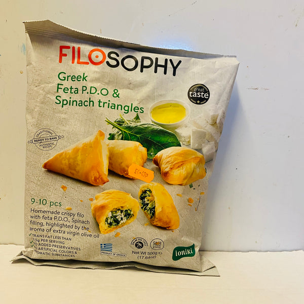 FiloSophy Greek Feta Spinach Triangels