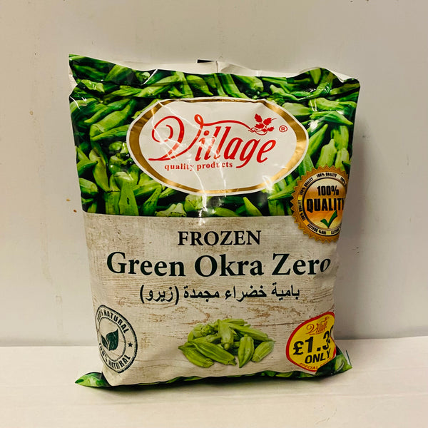 Village Frozen Green Okra Zero