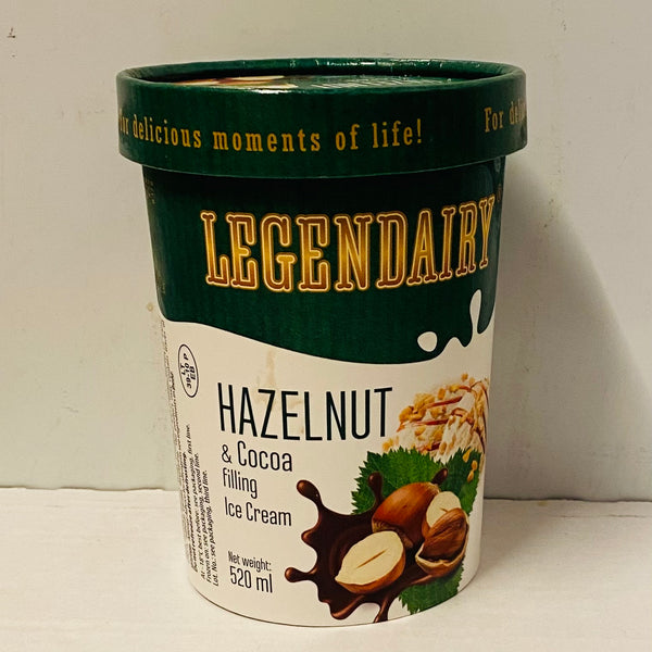 Legendairy Hazelnut Cocoa Filling Ice Cream